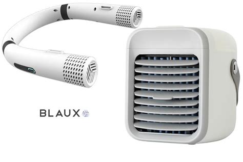 Blaux Portable Ac Wearable Air Cooling Fan Steal The Summers Heat