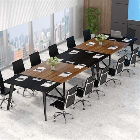 Tribesigns 8ft Conference Table 945l X 472w Inch Large Modern