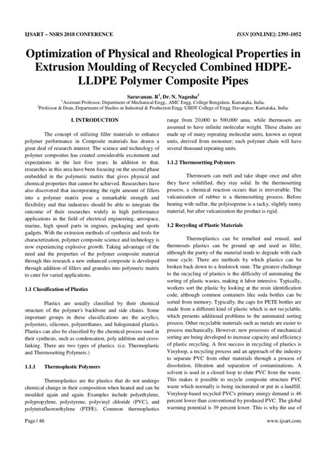 Pdf Optimization Of Physical And Rheological Properties In Extrusion