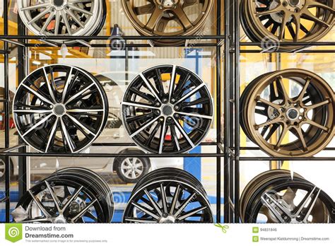 Alloy Wheels Royalty Free Stock Photography 59673017