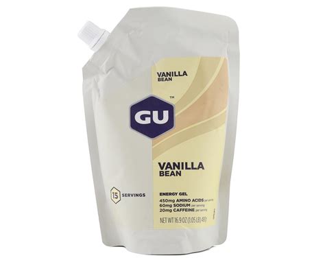 Gu Energy Gel Vanilla Bean 1 169oz Packet 124099 Accessories