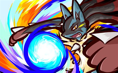 Steadfast it can sense the aura, or life force, of all living things.. 49+ Mega Lucario Wallpaper on WallpaperSafari