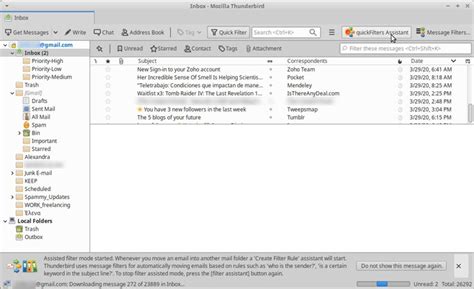 How To Organize Your Inbox With Quickfilters In Thunderbird Make Tech