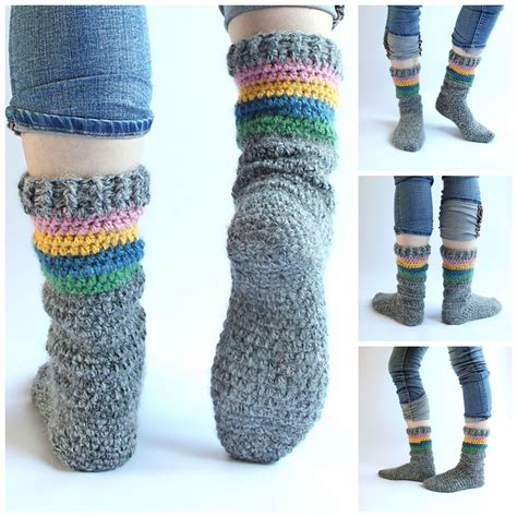Hey Crocheters This Free Socks Pattern Is For You Patterned Socks
