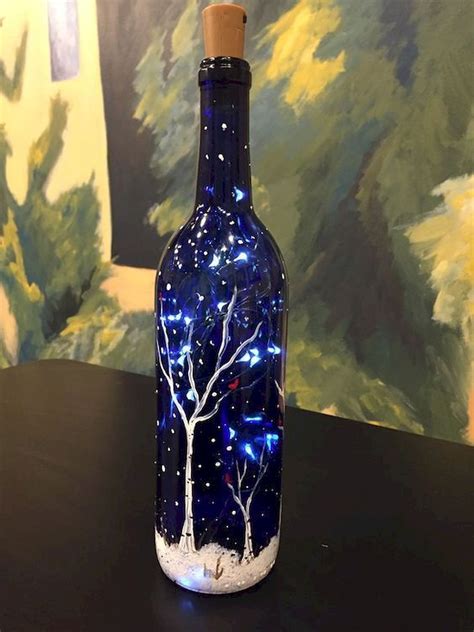 40 Fantastic DIY Wine Bottle Crafts Ideas With Lights (23