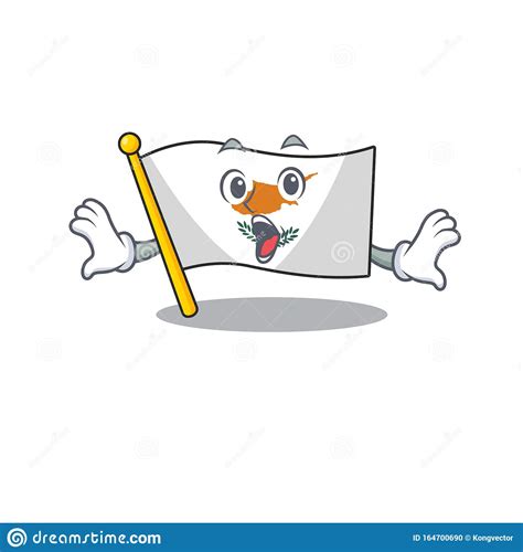 Surprised Flag Cyprus Face Gesture With Open Mouth Stock Vector Illustration Of Icon Amazing