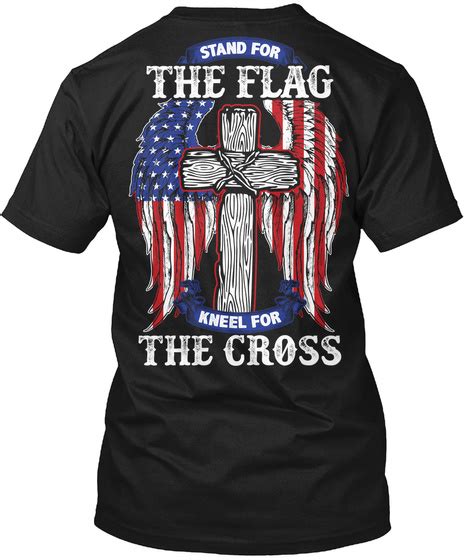 Stand For The Flag Kneel Cross Hanes Tagless Tee T Shirt Ebay