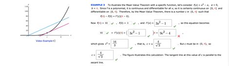 Answered: To illustrate the Mean Value Theorem… | bartleby