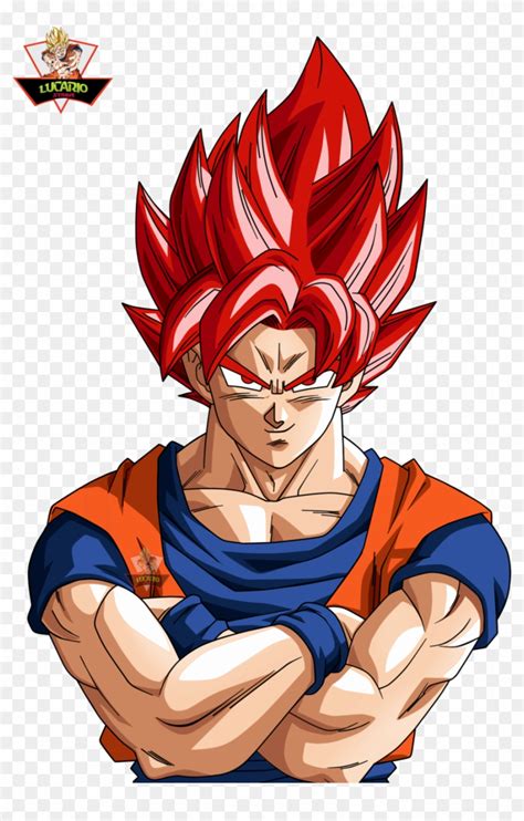 Goku Ssj God Red New Transformation By Lucario Goku Super Saiyan Red