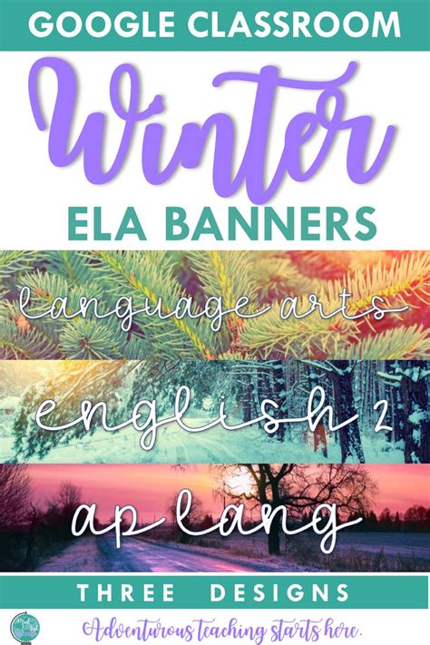 I have also added instructions on how to download your files as an image, as well as two links to help you with the quick. Google Classroom Banner Images {WINTER THEME - English ...