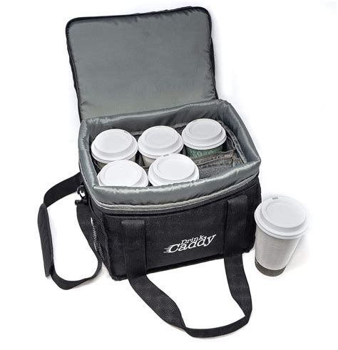 Drink Caddy Insulated Portable Drink Carrier Reusable