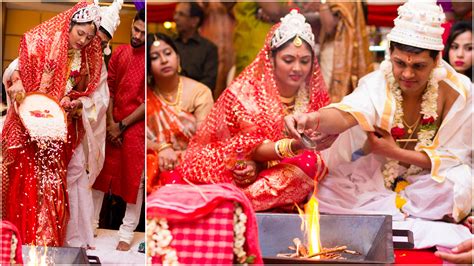 Radha Krishna Themed Wedding For A Bengali Couple Bengali Wedding Wedding Rituals Hindu