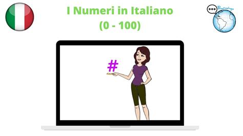 I Numeri In Italiano 0 100 The Numbers Italian Les Nombres