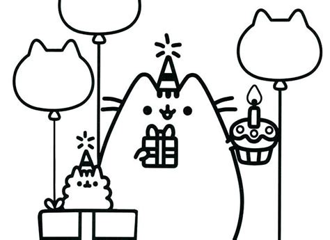 27 Pusheen Coloring Pages For Kids Visual Arts Ideas