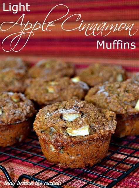 Lady Behind The Curtain Light Apple Cinnamon Muffins Lady Behind The