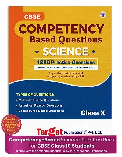 Buy Class Cbse Science Competency Based Questions Practice