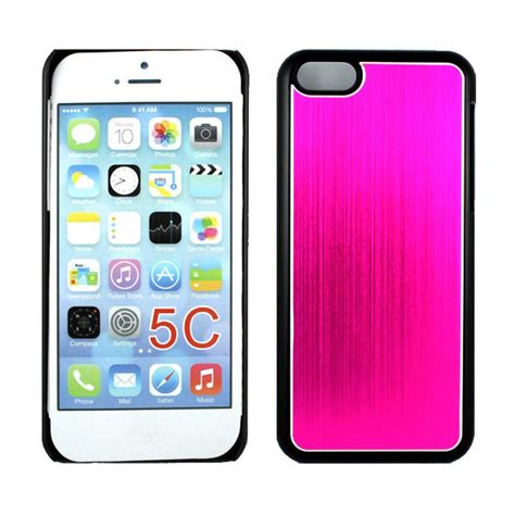 Wholesale Iphone 5c Aluminum Hard Case Hot Pink