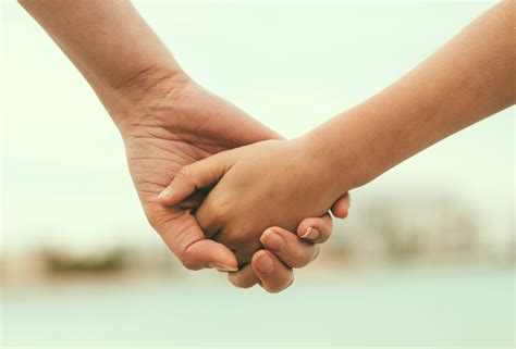 Mother And Daughter Holding Hands Vector Free Download