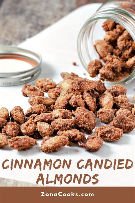 Candied Cinnamon Almonds 5 Ingredients Zona Cooks