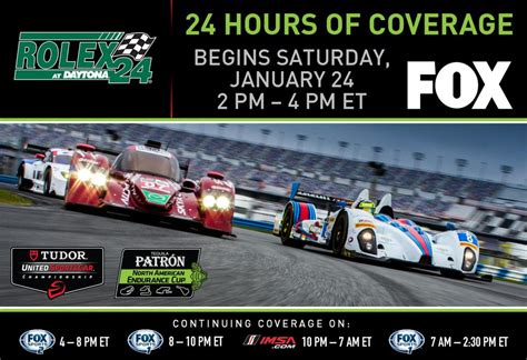 Rolex 24 Hours Of Daytona Television And Streaming Schedule BMW Car