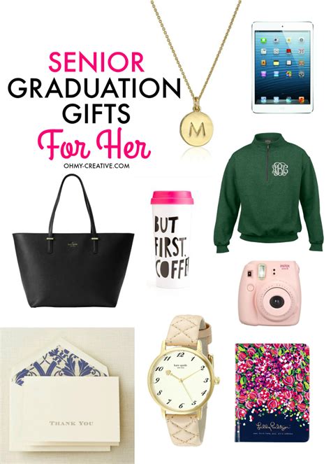 Just a few easy steps and you can make a memorable graduation gift! Senior Graduation Gifts for Her - Oh My Creative