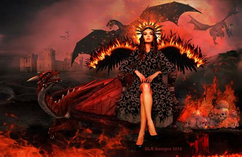 Red Dragon Queen By Dlr Coverdesigns On Deviantart