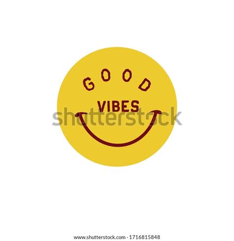 Good Vibes Quote Phrase Vector Lettering Stock Vector Royalty Free