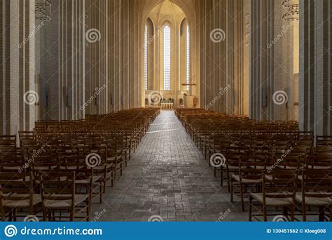Grundtvig Church Interior In Copenhagen Editorial Photography Image
