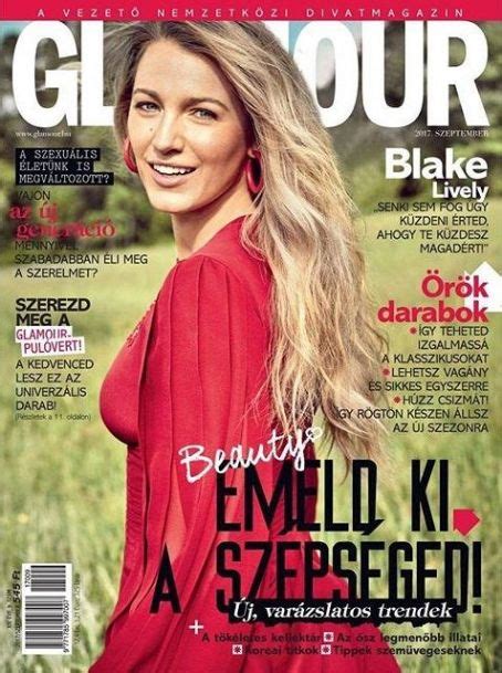 Blake Lively Glamour Magazine September 2017 Cover Photo Hungary