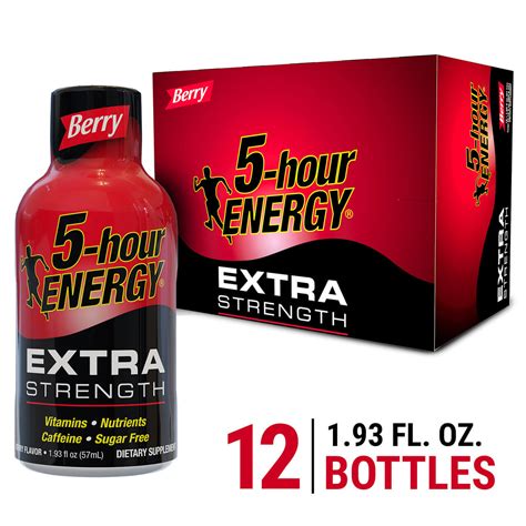 Berry Flavor Extra Strength 5 Hour Energy Shots 5 Hour Energy