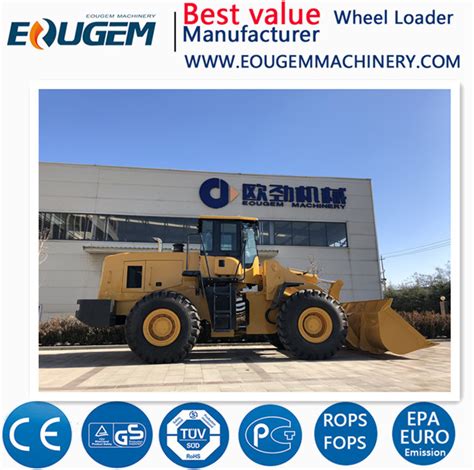 Gem650 5 Ton Zl50 Wheel Loader With 3m3 Bucket And 162kw Engine China