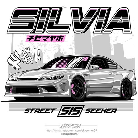 Silvia S15 Art In 2022 Jdm Cars Best Jdm Cars Cool Car Drawings