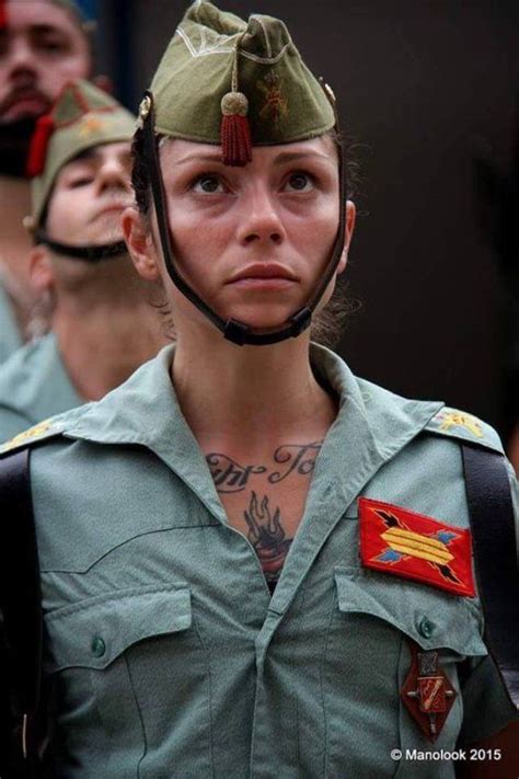 Female Spanish Legionaire Military Photos Gallery And References