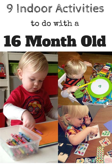 9 Indoor Activities To Do With A 16 Month Old Toddler Learning