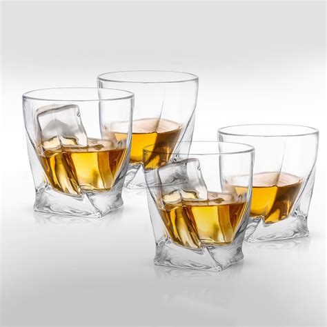 Atlas Crystal Whiskey Glasses Set Of 4 Joyjolt Touch Of Modern