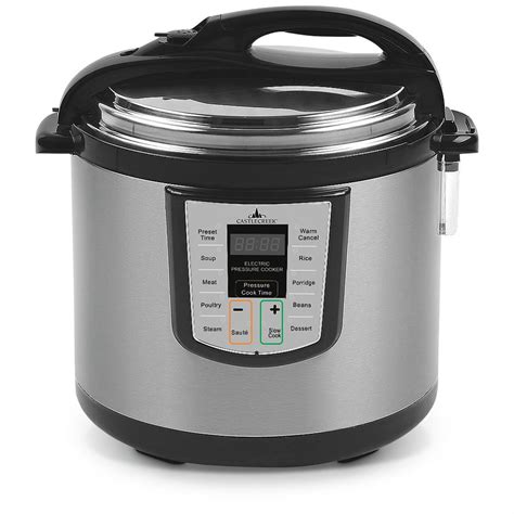 Of course, in order to cook using electricity, you will need some electric appliances. CASTLECREEK Electric Pressure Cooker, 10.5 Quart - 664937 ...