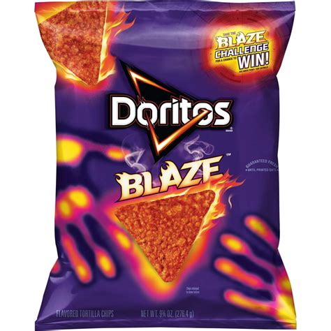 Doritos Blaze Tortilla Chips 975 Oz