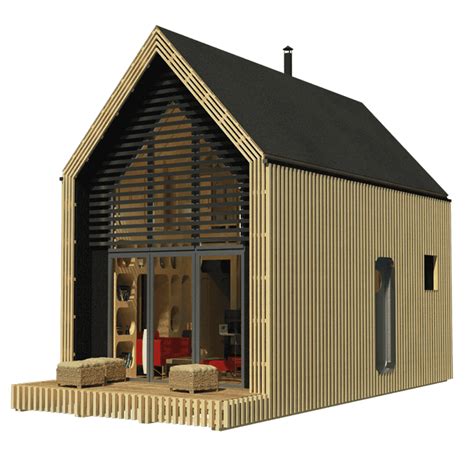 Frequently, small house plans offer flex spaces; Modern Tiny House Plans