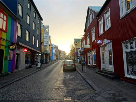 A Small Street In Reykjavik Iceland Rtravel
