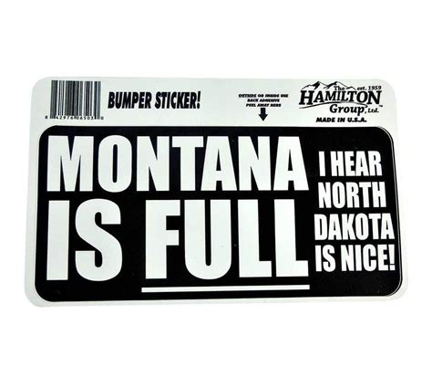 Just A Little Sticker For The Pure Bred Montanan Montana Montana