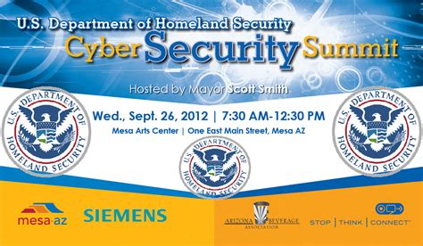 Cyber Security Summit Hosted By Department Of Homeland Security Dhs