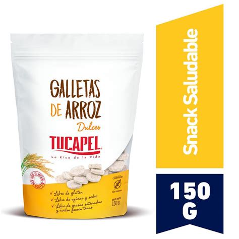 Ricas galletas de arroz integral tucapel. Galletas de Arroz Con Arroz Integral Dulces Tucapel | Lider.cl