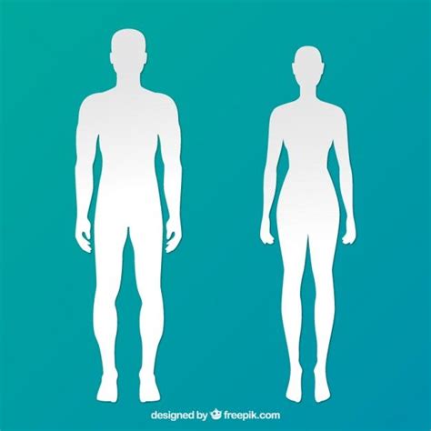Premium Vector Silhouettes Of Man And Woman Silhouette People