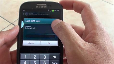 Das samsung galaxy s3 mini ist ein zuverlässiges gerät. Samsung Galaxy S3: How to Change SIM Lock PIN - YouTube
