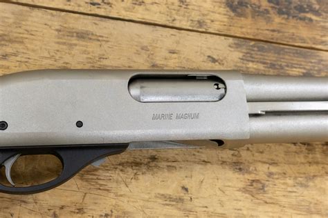 Remington 870 Marine Magnum 12 Gauge Police Trade In Shotgun