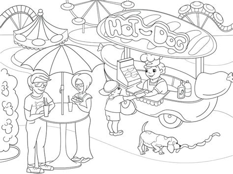 Water entertainment objects and elements. Theme Park Coloring Pages at GetColorings.com | Free ...