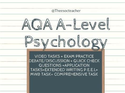 Sex And Gender Aqa Psychology Teaching Resources