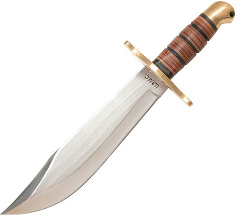 United Cutlery Usmc Leatherneck Fixed Blade Bowie Knife W Sheath Bk18