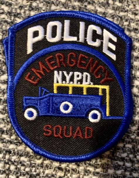 Nypd Emergency Squad Esu Patch New York City Police New Ebay