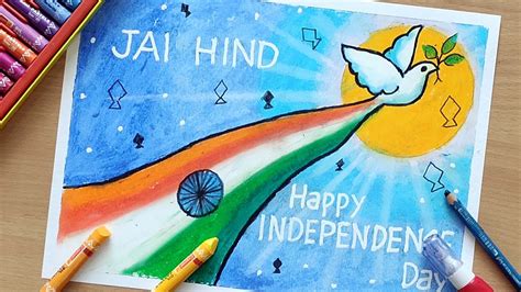 Drawing On Independence Day For Kids 15 August Drawing Pictures Easy